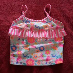 Girls - 3T Swimsuit Top - Pink - Cute - Summer - Used Once